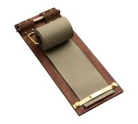 Vintage Wall Mounted Note Pad Holder, Retro Wooden Memo Roll Clipboard, Rustic Hanging Paper Dispenser For Home Office Kitchen Writing
