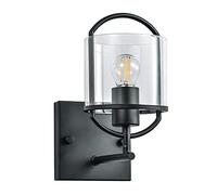 Vintage Wall Sconce, Industrial Bathroom Vanity Light with Glass, Indoor Wall Lamp Fixtures for Living Room, Mirror Cabinet, Kitchen, Porch,2 Heads