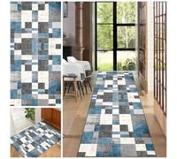 Vintage Washable Runner Rug 100x250 cmNonSlip Corridor Carpet Absorbent Area Rug for Kitchen Dining Room EntrywayLong Hallway Mat