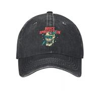 Vintage Washed Denim Baseball Cap Bruce Tour Springsteen Unisex Baseball Cap Heartland Rock Distressed Denim Washed Caps Hat Vintage Outdoor Activities Sun Cap