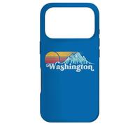 Vintage Washington State Retro Distressed Mountains Graphic Case for iPhone 17 Pro