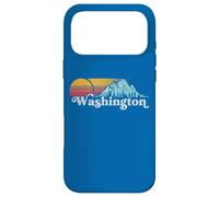 Vintage Washington State Retro Distressed Mountains Graphic Case for iPhone 17 Pro Max