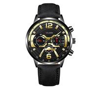 Vintage Watch Fashion Sport Men's Stainless Steel Case Belt Band Quartz Analog Wrist Watch Ga110 (F, One Size)