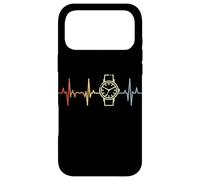 Vintage Watch Heart Rate Pulse Line Case for iPhone 17 Pro Max