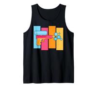 Vintage Water Gun Summer Splash Fun Tank Top