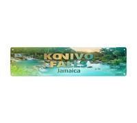 Vintage Waterfall Konoko Jamaica Metal Tin Sign