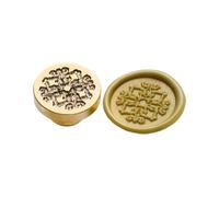 Vintage Wax Seal Stamp Head Metal Flower Embossed Head for Letter Envelope Card Wedding Invitation Packaging Flower Wax