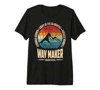 Vintage Waymaker Promise Keeper Miracle Worker Christian Men Premium T-Shirt