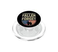 Vintage We Will Never Forget Our Fallen Military Heroes PopSockets PopGrip for MagSafe
