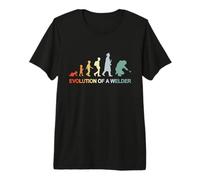 Vintage Welding Evolution Welding Lover Metalworker Premium T-Shirt
