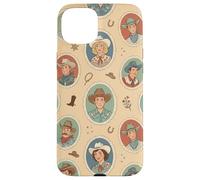 Vintage Western Cowboy Cowgirl Ranch Retro Graphic Case for iPhone 15 Plus