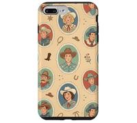 Vintage Western Cowboy Cowgirl Ranch Retro Graphic Case for iPhone 7 Plus/8 Plus