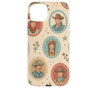 Vintage Western Cowboy Rodeo Frontier Country Graphic Case for iPhone 15 Plus