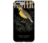 Vintage Western Meadowlark Bird Watching Art Love Birds Case for iPhone 7 Plus/8 Plus