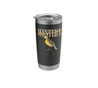Vintage Western Meadowlark Bird Watching Art Love Birds Stainless Steel Insulated Tumbler