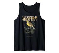 Vintage Western Meadowlark Bird Watching Art Love Birds Tank Top
