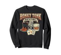 Vintage Western Revival Cowboy Country Retro Music Lovers Sweatshirt