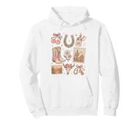 Vintage Western Revival Cowboy Redeo Country Graphic Pullover Hoodie