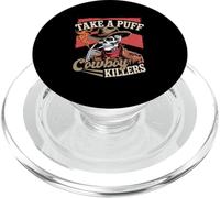 Vintage Western Skeleton Skull Cowboy an Killers Take A Puff PopSockets PopGrip for MagSafe