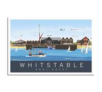 Vintage Whitstable Harbour Kent Coast Travel Poster Decorative Posters Modern Bedroom Canvas Art Poster Picture Painting Posters Wall Decor Art Gift