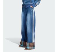 Adidas Originals Vintage Wide Leg Jeans Blue 26 / 30 Woman