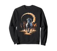 Vintage Wild Horses Gallop Squad Pony Ranch Vibes Canter Sweatshirt