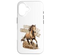 Vintage Wild Mustang Horse Earth Tone Nature Outdoor Art Case for iPhone 16