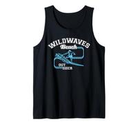 Vintage Wild Waves Beach Outsiders Surf Tank Top