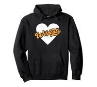 Vintage Wildcats High School Go Wildcats Pride Heart Pullover Hoodie