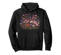 Vintage Wildflowers Floral Garden Blooming Nature Flowers Pullover Hoodie