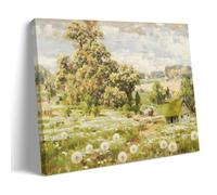 Vintage Wildflowers Wall Art Poster,Nature Landscape Country Wildflower Paintings,Farmhouse Pictures Artwork Rustic Fall Flower Prints Cottagecore Office Living Room Bedroom Bathroom Canvas And Wall A