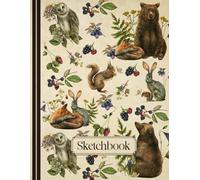 Vintage Wildlife Drawing Book: Aesthetic Botanical Sketchbook | Charm Wildlife Scenes Illustration Cover | Large Journal with Blank Pages for Sketching, Journaling, and Doodling | 8.5"x11" Drawing Pad