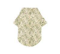 Vintage Willow Leaf William Morris Summer Dog Shirt Button Up Breathable Cool Pet Clothes Doggy Sweatshirt Puppy Kitten Perfect for Everyday Wear, and Photoshoots 5XL