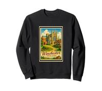 Vintage Winchester England Hampshire UK Poster Art Graphic Sweatshirt