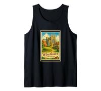 Vintage Winchester England Hampshire UK Poster Art Graphic Tank Top