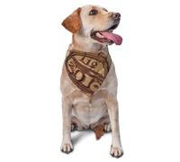 Vintage Wine Bottle Dog Bandana Pet Scarf Accessories for Small Medium Dogs Cats Photo Prop, Triangle Pet Bandanas Adjustable Puppy Bib Washable Dog Kerchief Puppy Neckerchief