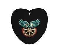 Vintage Winged Wheel Car Air Freshener Hanging Love form