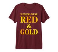 Vintage Winners WEAR RED & Gold Competition War Game Day Premium T-Shirt