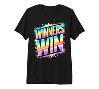 Vintage Winners Win All We Do Win Tournament Field Day Premium T-Shirt