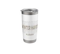 Vintage Winter Haven Florida Stainless Steel Insulated Tumbler