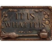 Vintage Witch House Tin Sign,Retro Halloween Metal Signs,Witch Wall Decor for Magic Home, Garden, Cafes, Bar, Mistery Club 8X12 inches (WITCH-02)