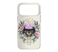 Vintage Witchy Wicca Witch Cauldron Crescent Moon Luna Moth Case for iPhone 17 Pro Max