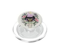 Vintage Witchy Wicca Witch Cauldron Crescent Moon Luna Moth PopSockets PopGrip for MagSafe