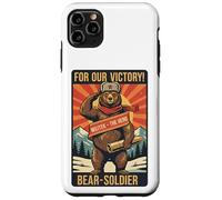 Vintage Wojtek Bear Soldier Propaganda Case for iPhone 11 Pro Max