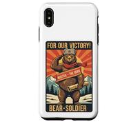 Vintage Wojtek Bear Soldier Propaganda Case for iPhone XS Max