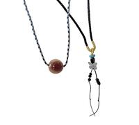 Vintage Wood Dog Bracelet Necklace Elegant Double Layers Butterfly Clavicle Chain Ethnic Woven Wristband