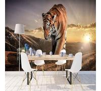 Vintage Wood Grain Animal Moose Antlers Art 3D Wallpaper Luxury Home Dining Decor Paste Sofa Living Room The Wall for Bedroom Mural-150cm×105cm