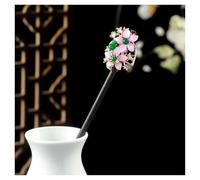 Vintage Wood Hair Sticks Handmade Luxury Flower Hairpins Wedding Party Head Jewelry Chopsticks Accessories(Color07)