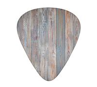 Vintage Wood Printed Guitar Picks 12 Pack Picks Sampler With Storage Box For Guitar Bass Ukulele 0.46mm