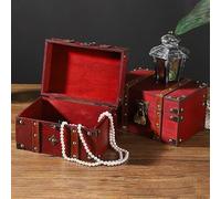 Vintage Wooden Desktop Storage Box for Keys and Passwords A Secure and Elegant Organizer for Your Essentials (Purple B)